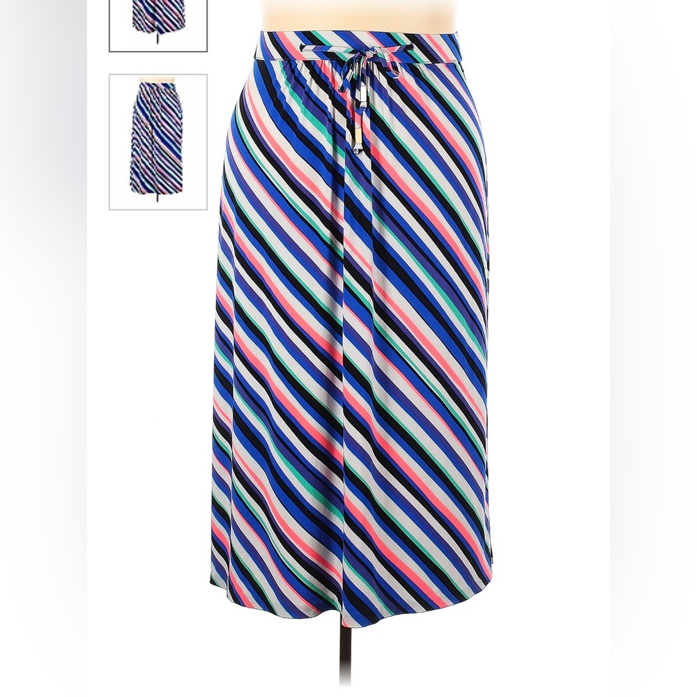 LANE BRYANT Striped Maxi Skirt